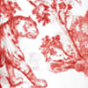 Red Toile de Jouy